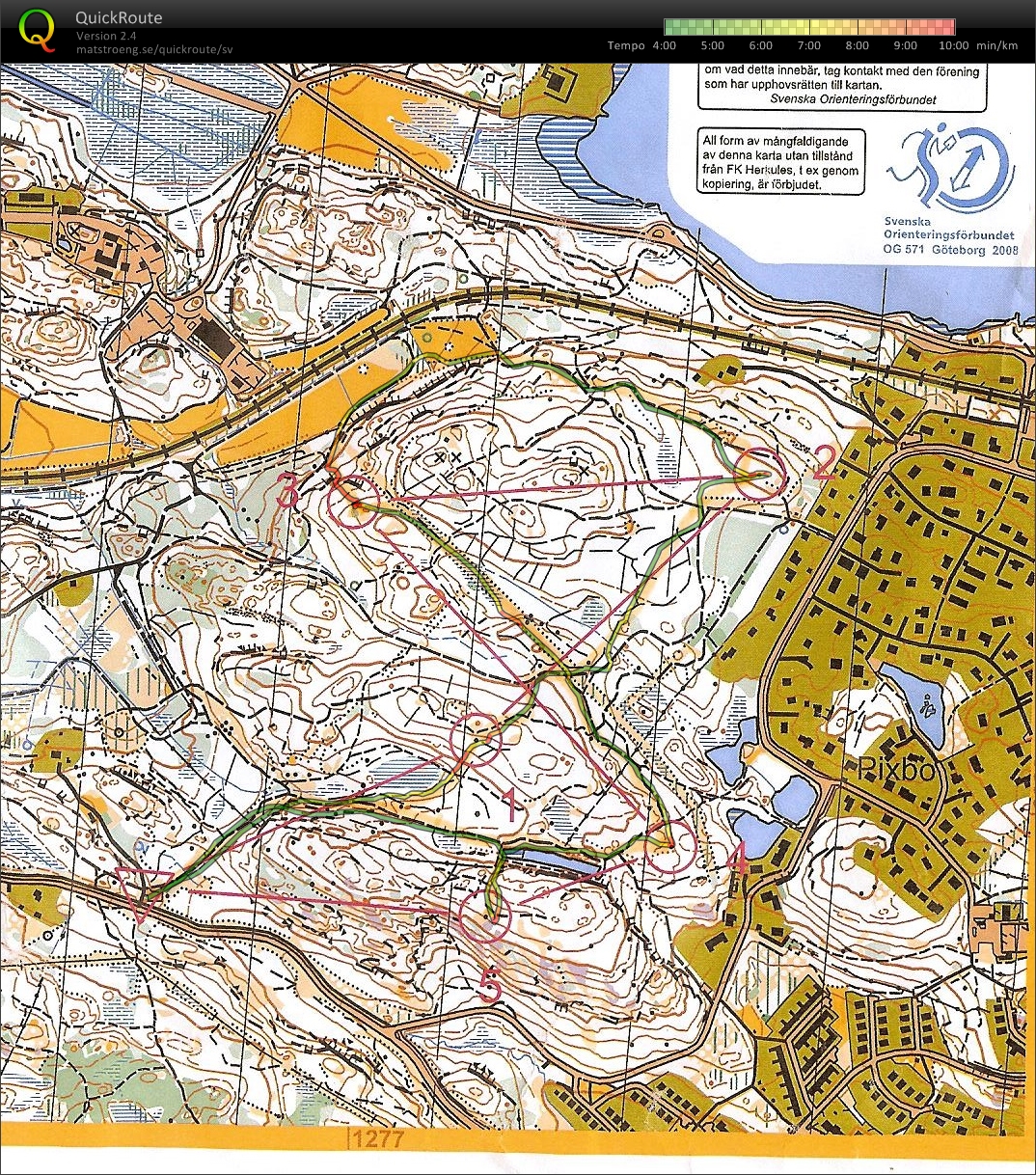 Vägvalsträning med gmok (2015-09-03)