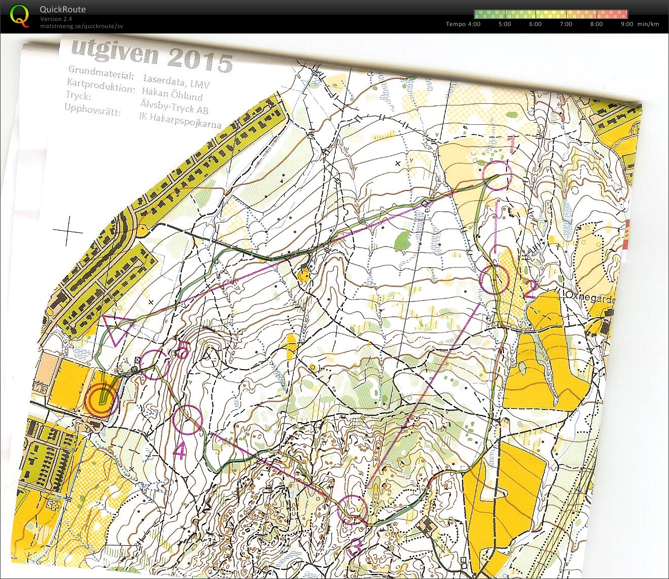 Smålandskaveln, H16 sträcka 3 (2015-10-25)