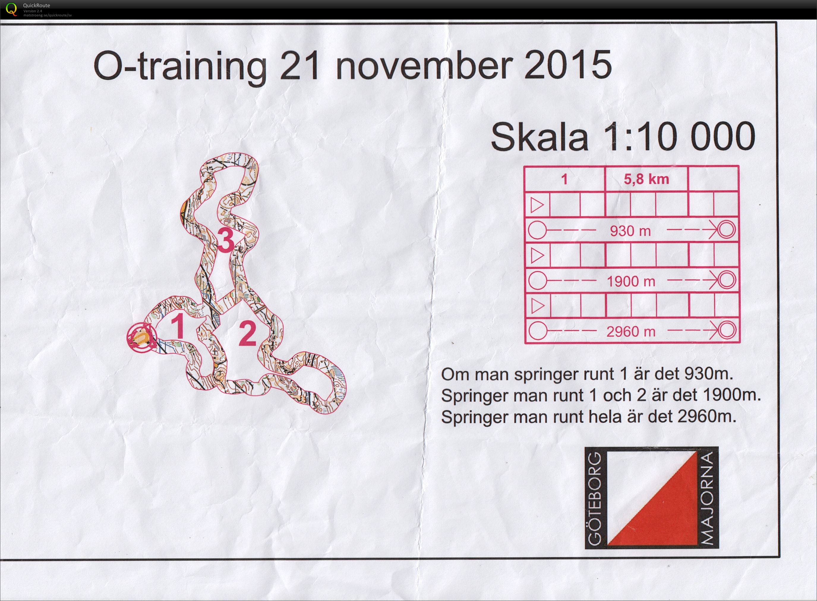 O-training - korridor (2015-11-21)