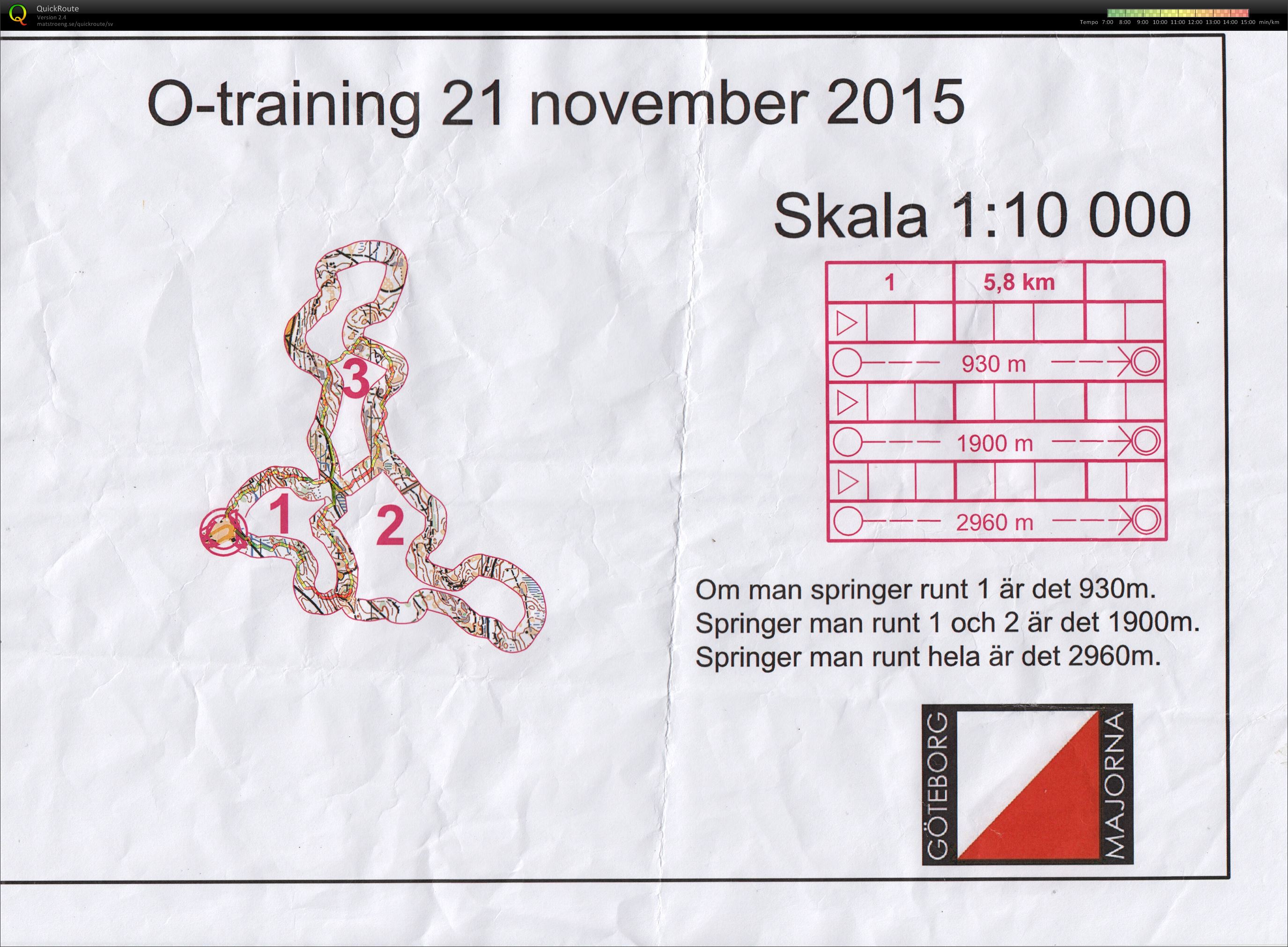 O-training - korridor (2015-11-21)