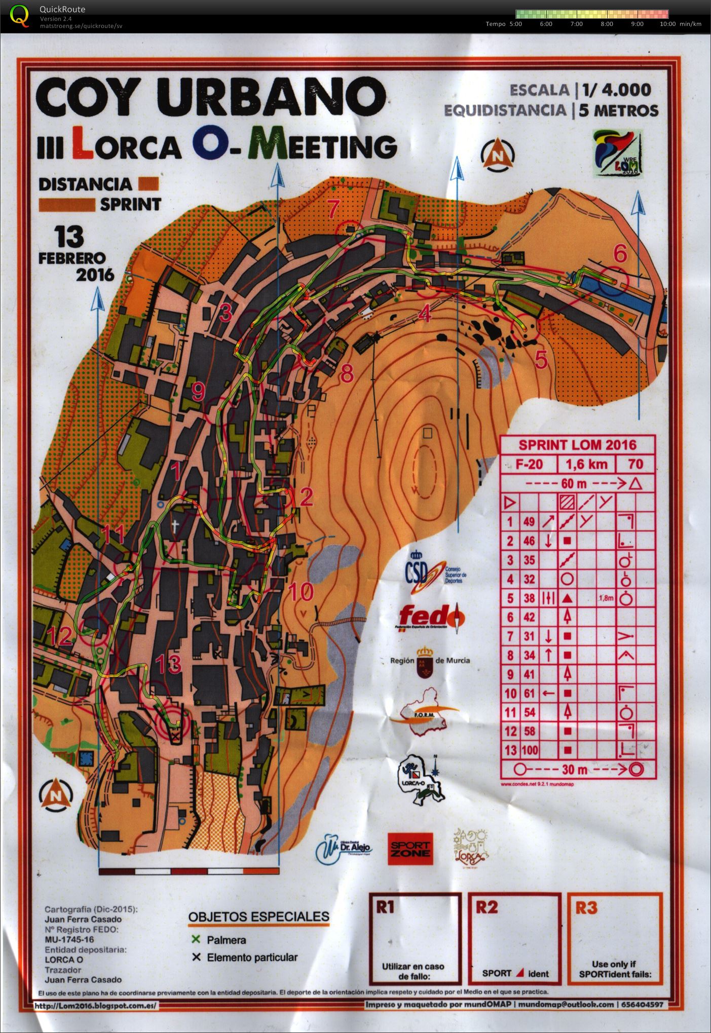 Lorca O-meeting - sprint (2016-02-13)