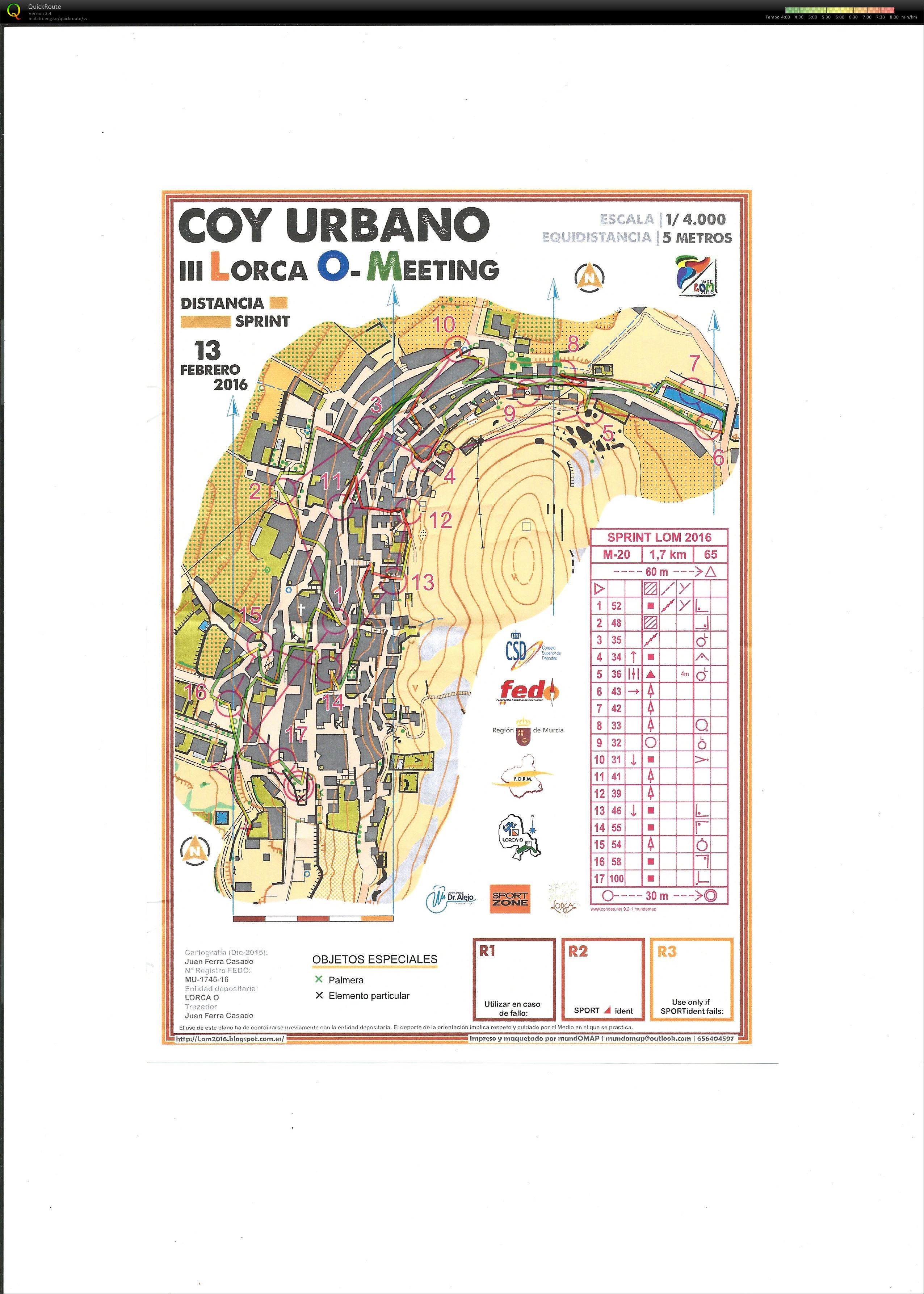 Lorca O-Meeting Sprint (2016-02-13)