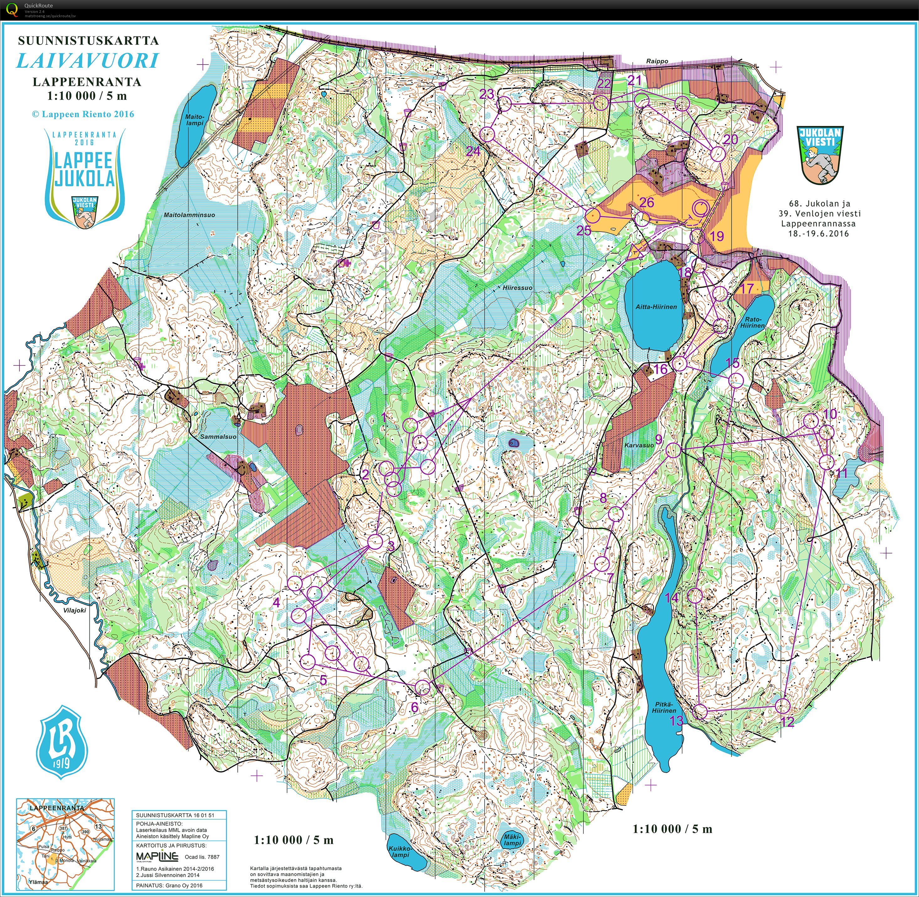 Jukola 2016 (2016-06-19)