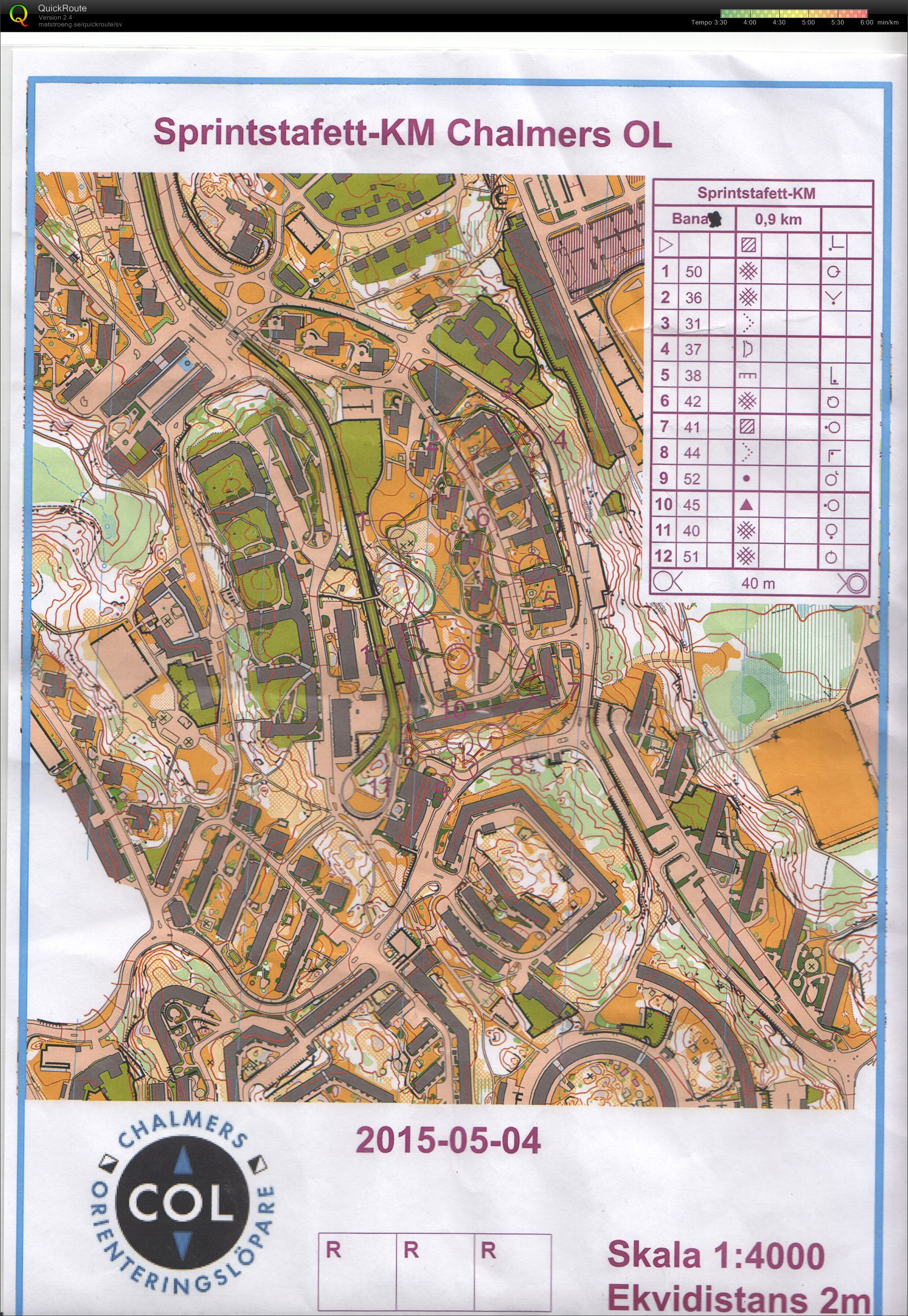 Col SprintstafettKM sträcka 1 (2015-05-04)